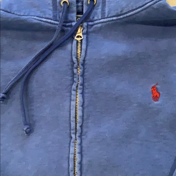 Men’s Polo Garment-Dyed Full Zip Hooded Jacket - Picture 2 of 3